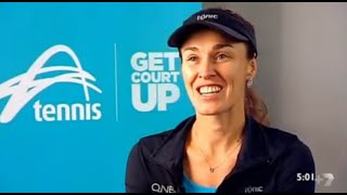 Martina Hingis Australian Open Interview  2016 [upl. by Adnalor]