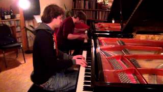 Birdy  People Help The People Two Piano Cover [upl. by Yzmar832]