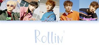 B1A4  Rollin LYRICS COLOR CODED HANROMENG [upl. by Neyuh]