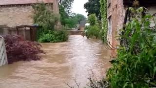 Breedon on the Hill Flood 15 June 2016 [upl. by Oshinski]