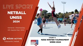 Day 3 Court 6  UNISS Netball Championship 2024  NETBALL [upl. by Ycam]