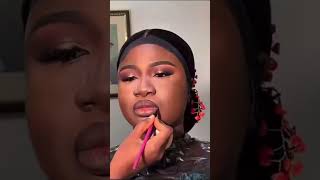 Brown skin tone makeuptutorial beautiful simplemakeup [upl. by Aihcela]