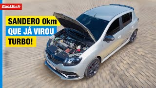 SANDERO RS TURBO 250cv receita que deveria ser de fábrica [upl. by Ahtoelc]