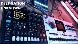 DESTINATION UNKNOWN Elektron Digitone and Elektron MachineDrum Super8 footage [upl. by Weld]