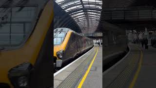 CrossCountry arriving at York for Penzance train trainspotter trainstation [upl. by Yziar912]