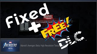 Fix  Avengers Unable to Start  Square Enix Server Issue  Free Secret HD texture DLC download PC [upl. by Jaffe499]