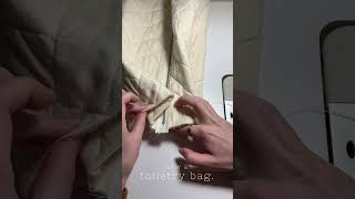 toiletry Bag Making How to make Bag at home [upl. by Eivlys]