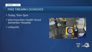 Free gun lockboxes available today [upl. by Allwein]