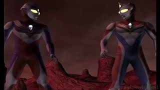 Ultraman Fighting Evolution 3  Tag Mode with Tiga and Dyna [upl. by Kit]