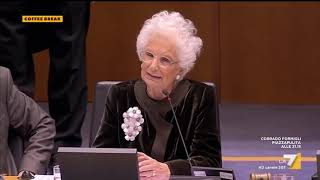 Liliana Segre al Parlamento europeo quotRazzismo e antisemitismo insiti nellanimo dei poveri di [upl. by Pond]