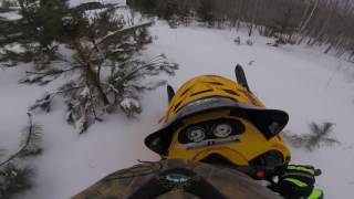 MXZ 600 Powerline Sledding [upl. by Nalla]