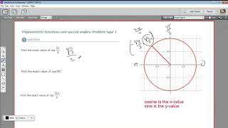 Trigonometric functions and special angles  problem type 1 [upl. by Adlesirg270]