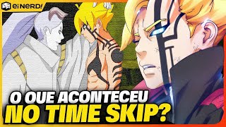 O QUE ACONTECEU ENTRE O BORUTO E O MOMOSHIKI NO TIME SKIP [upl. by Aurthur]