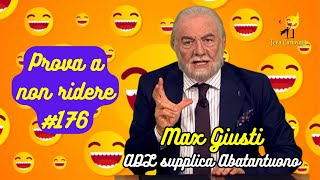 Max Giusti  De Laurentiis supplica Abatatuono  Prova a non ridere 😝 Episodio 176 [upl. by Aydan582]