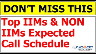 Dont Miss Out  EXPECTED WATPI Calls DATE for IIMs  IIMs WAT PI Interview Preparation [upl. by Llebiram]