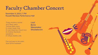 Faculty Chamber Concert [upl. by Ariaz]