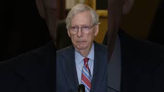 McConnell freezes midspeech at US Capitol [upl. by Adianez763]