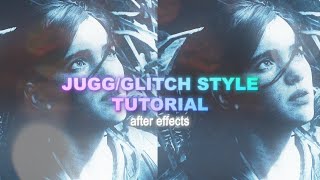 glitchjugg style tutorial  after effects [upl. by Namwob81]