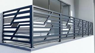 Modern Balcony Grill Design with Balcony Railing Design [upl. by Daniyal]