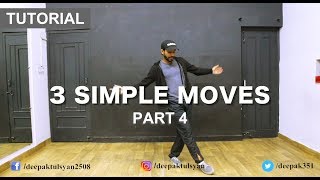 How to Dance  Basic Dance Steps for beginners  3 Simple Moves  Part 4 [upl. by Sherborn946]