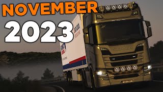 TOP 10 ETS2 MODS  NOVEMBER 2023 [upl. by Bigot]