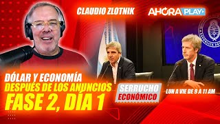 Dólar y economía después de los anuncios FASE 2 DIA 1 Se suma DIEGO GIACOMINI  Claudio Zlotnik [upl. by Antin762]