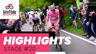 Giro dItalia 2024  Stage 20 Highlights [upl. by Anirtal]