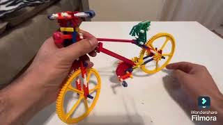 K’nex mini generator K’nex Bicycle K’nex Gearless 4x4 car [upl. by Ahcim]