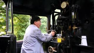 2012 ride on the footplate of a Keighley steam locomotive [upl. by Anekahs]