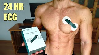 24 Hour ECG Heart Holter Monitor for Cardiac Event Test at Home [upl. by Danae]