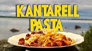 Krämig Kantarell Pasta  Utan Grädde  4 ingredienser [upl. by Ainocal958]