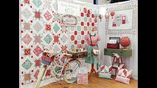 Riley Blake Designs Quilt Market Booth Tour [upl. by Monteria656]