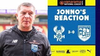 RFC  Kidderminster Harriers PostMatch Reaction  Anthony Johnson [upl. by Oxford]