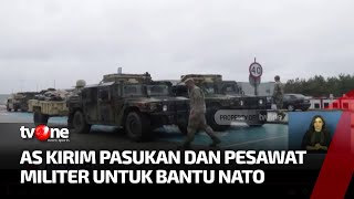 Krisis UkrainaRusia AS Kirim Pasukan dan Pesawat Militer  Kabar Pagi tvOne [upl. by Aramoix]