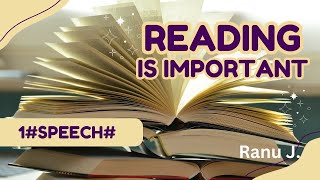 Reading is Important  Education  Ranu J  Why Reading Matters education reading [upl. by Hennessy]