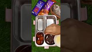 Black theme lunch box🍱🍩🍫 Ushnaabbasi subscrib chocolate food choclatebox like share comment [upl. by Savage]