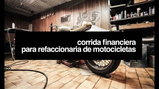 Corrida Financiera Para Refaccionaria Para Motocicletas [upl. by Alexander]