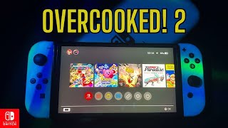 Overcooked 2  Nintendo Switch OLED  Handheld Gameplay 2024 [upl. by Attiuqahs]