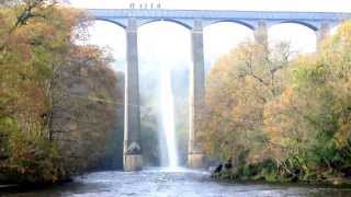 Draining Pontcysyllte Aqueduct 9th November 2009 [upl. by Corsiglia423]