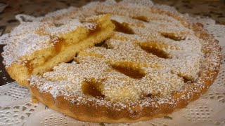 Crostata di marmellata ricetta pratica e veloce si prepara in 5 minuti [upl. by Htes]