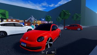 JOGUEI O BAIXOS DA VILA NO ROBLOX MONTEI O NOVO FUSCA REBAIXADO [upl. by Naniac]