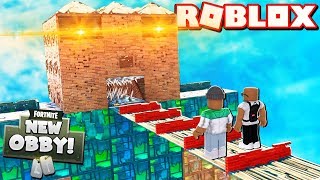 2 PLAYER FORTNITE OBBY IN ROBLOX [upl. by Eveleen]