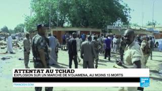 TCHAD  Explosion sur un marché de NDjamena au moins 15 morts [upl. by Alimat]