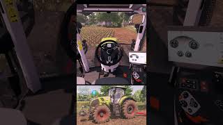 EM PRIMEIRA PESSOA COM TRATOR CLAAS GRADIANDO TERRAS FARMING SIMULATOR 22  FS22 [upl. by Dlnaod]