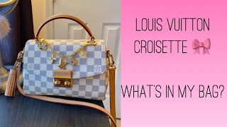 Whats in my LV CROISETTE BAG [upl. by Jayne]