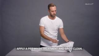 GANT  How To Wash a Shirt [upl. by Drandell]