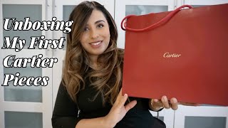 CARTIER UNBOXING My first pieces [upl. by Gwendolyn]