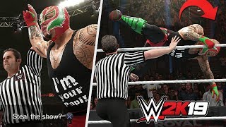 WWE 2K19 What Happens if Referee Wins Royal Rumble [upl. by Faun105]