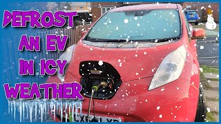 Does defrosting my EV take much energy out of my battery on a cold icy morning [upl. by Gareri825]