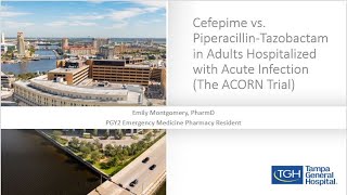 Cefepime vs PiperacillinTazobactam in Adults Hospitalized with Acute Infection The ACORN Trial [upl. by Weslee]